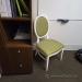 Green and White Dining Side Guest Chair